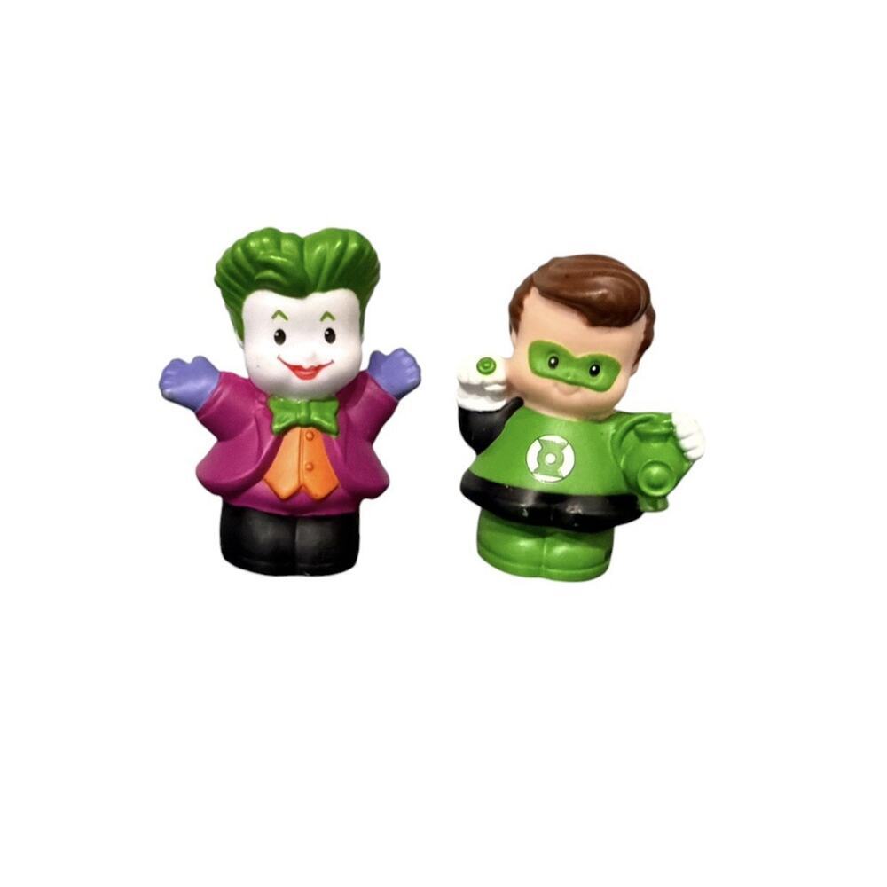 Fisher Price Little People DC Super Friends Joker & Green Lantern Figures 2011